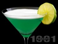  Baby Blue Martini    Blue Curaçao